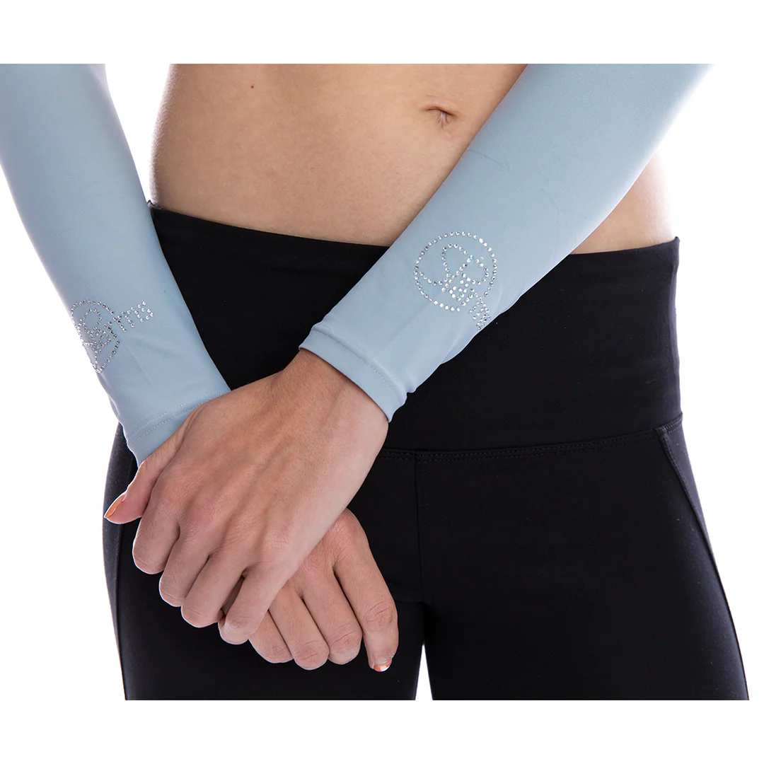 Crystal Arm Sleeves (Grey) - Image 4