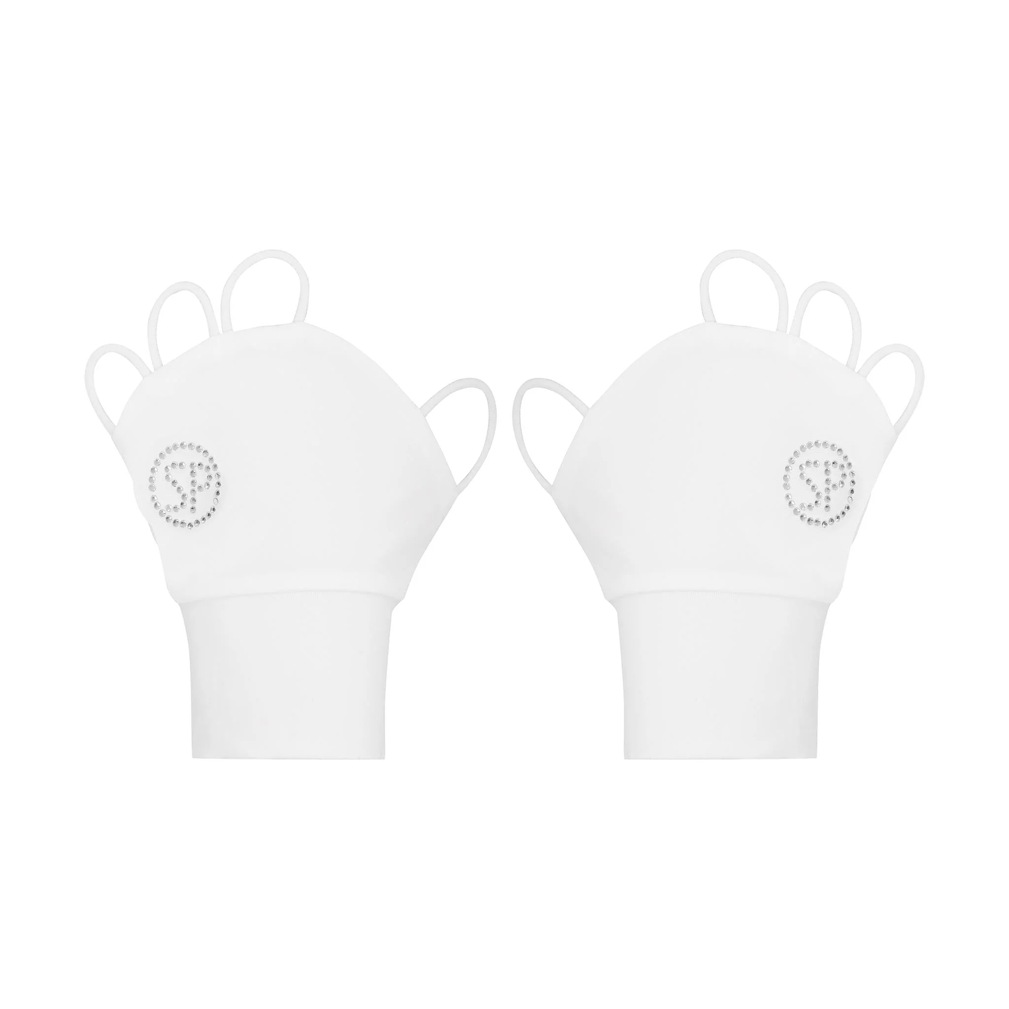 Crystal Palmless Glove (White) - Image 3