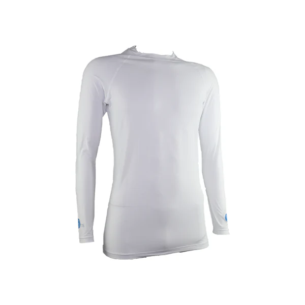 Men's Cooling Shirt Round Neck (White) - Image 4