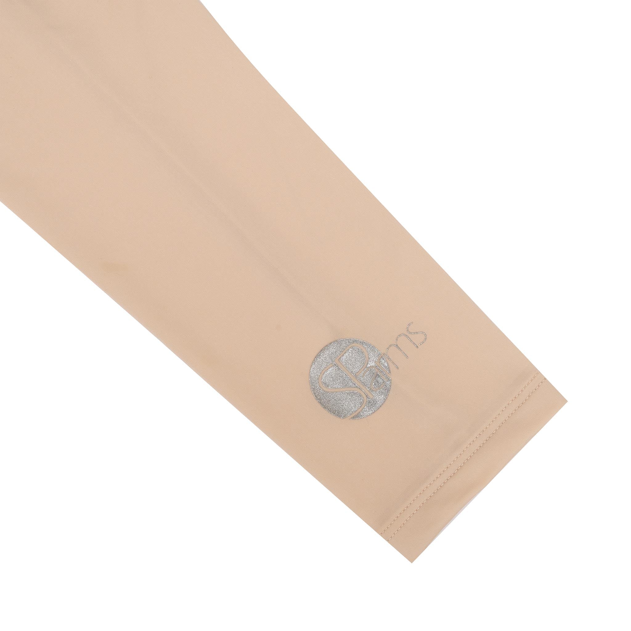 Women's Cooling Shirt Round Neck (Beige) - Image 3